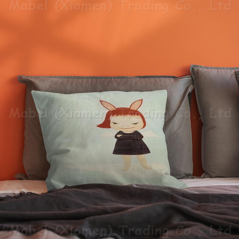 Sleepwalking Dolls Yoshitomo Nara Personalized picture text home decorative pillows Household Gifts xcm