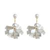 Female Fresh and Sweet Three-dimensional Flower Earrings