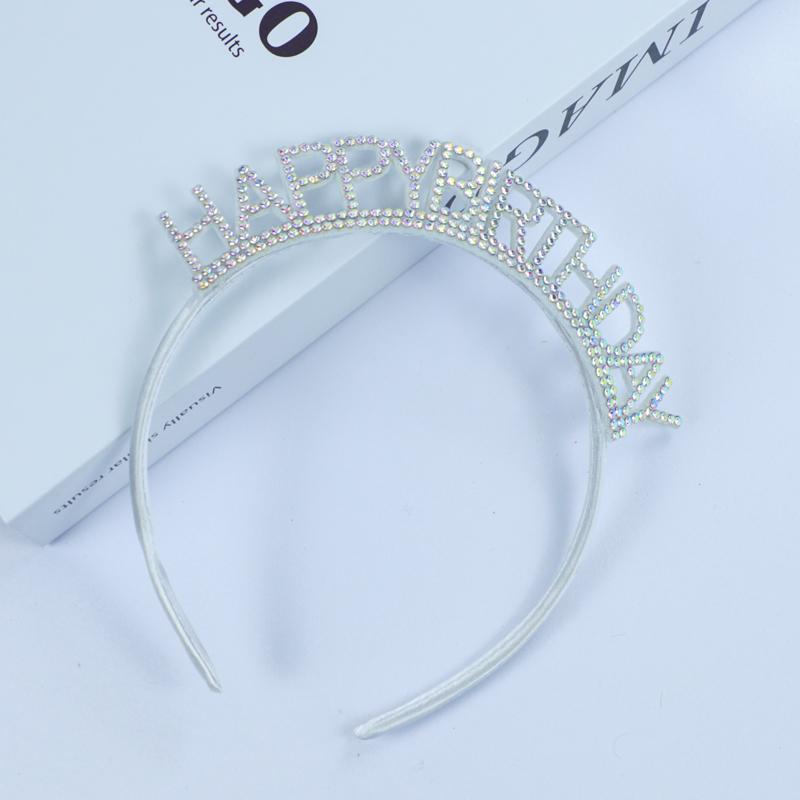 Queen Pearl Birthday Crystal Headpiece & Cake Decoration Hair Clip