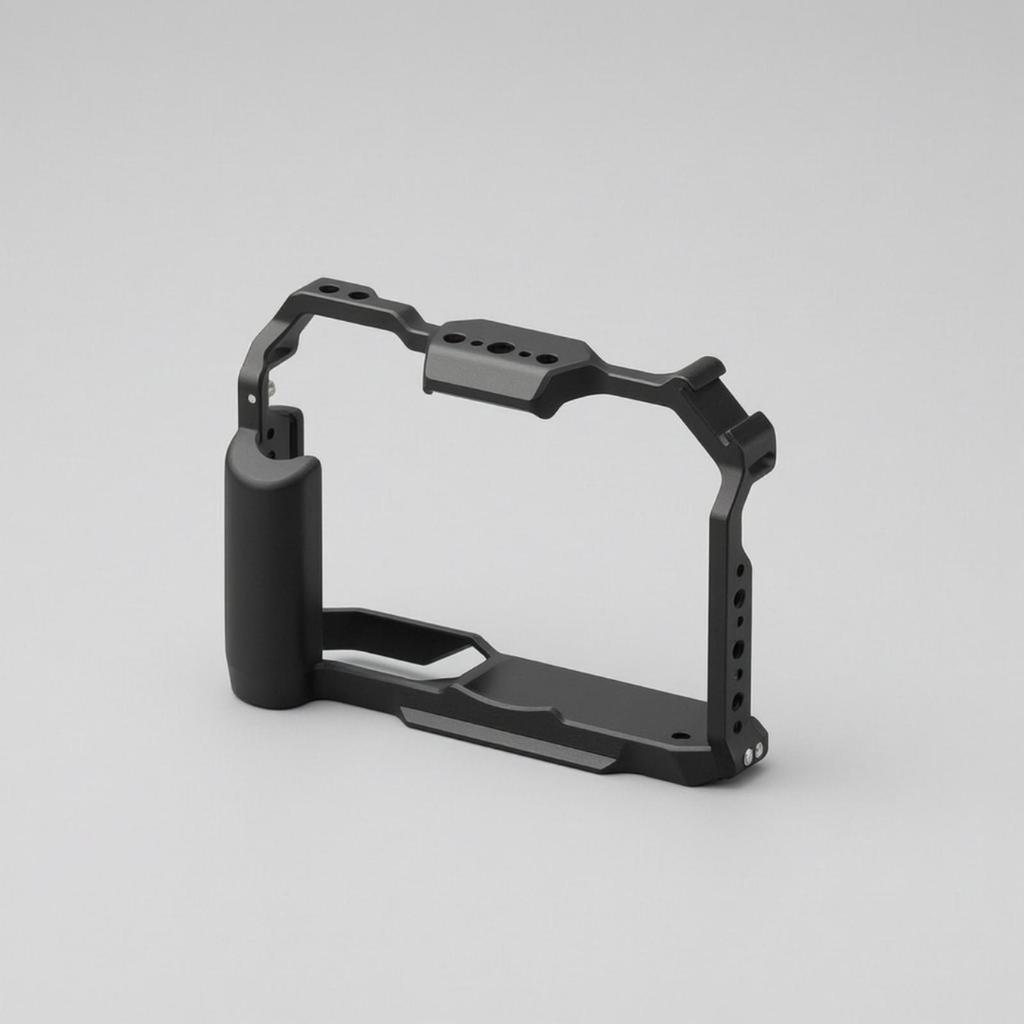 Camera Cage with Hand Grip Handheld Expansion Frame Secure