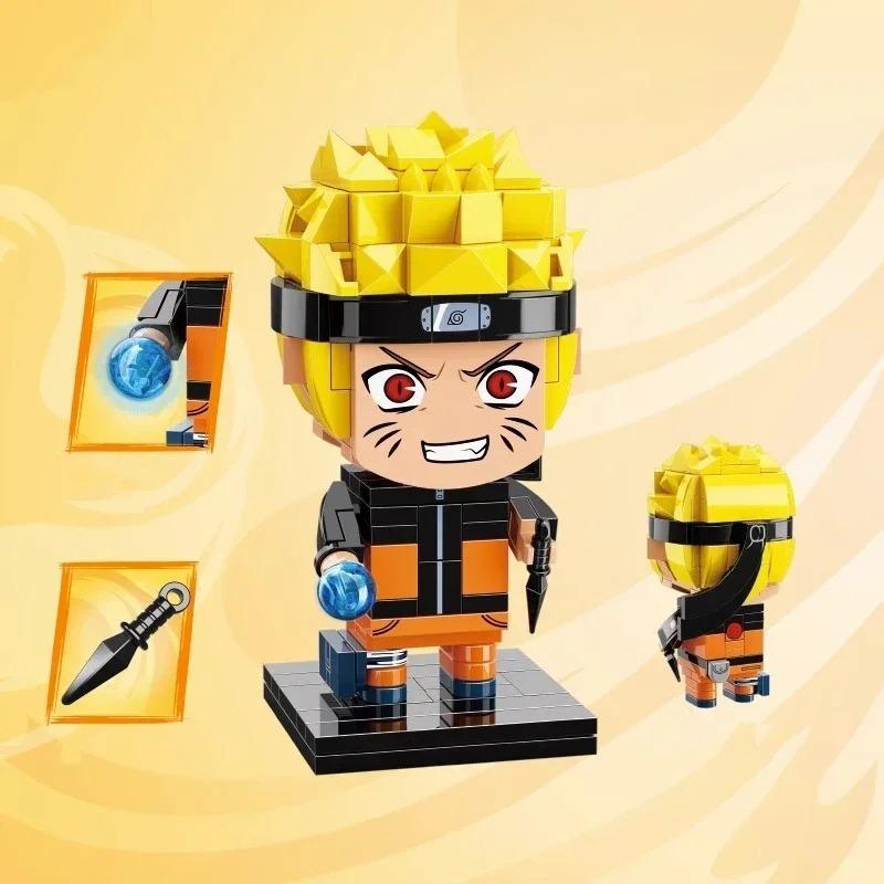Keeppley Naruto Building Blocks Kakashi Haruno Sakura Sasuke Assembled Model Toys Children's Birthday Gifts Anime Peripherals