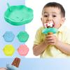 Silicone Popsicle Holders For Kids, Mess-Free Frozen Treats Holder With Straw, Mess Free Ice Cream Cone Holders For Kids