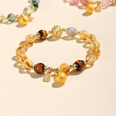 Lucky Tyrant Crystal Bracelet: Chic Women's Beaded Design for Besties.