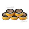 Componente filtro compressore d'aria, Silenziatore per riduzione del rumore, Filtrazione efficiente, Giallo Garage