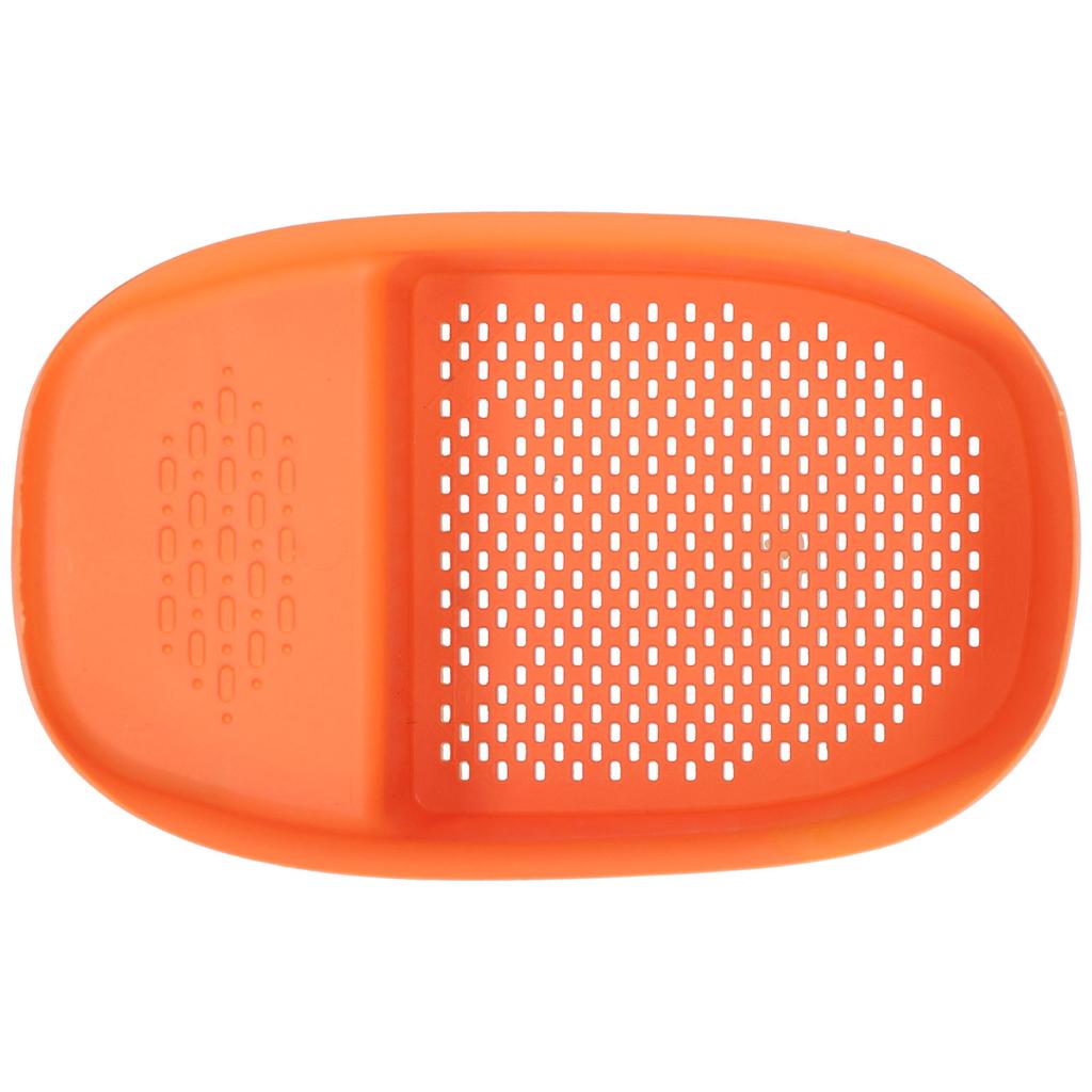 Sink Drain Rack Multifunctional Fruit Vegetable Drainer Leftovers Filter for Kitchen UseOrange