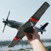 Military USA P-51 Mustang Fighter Jets Model Building Blocks Technical Aircraft Airplane MOC Weapons Bricks Toys for Adult Gifts