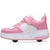 28-40 Children's Sneakers Running Shoes Two-wheeled Disassembly Student Skate Shoes Sneakers