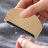 7.5*4.3cm Cashmere Comb Wooden Sweater Fuzz Wool Pilling Scraper Clothes Fluff Fabric Lint Removal Cleaning Comb Brush For Wool