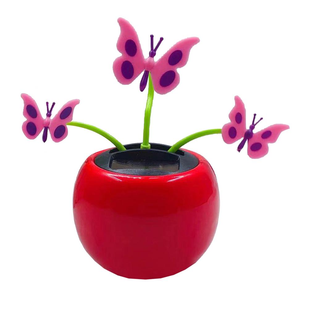 1 szt. Nowa moda zasilana energią słoneczną tańczący kwiat huśtający się animowany tancerz zabawka biurkowy dekoracja samochodu zabawki dla dzieci prezent