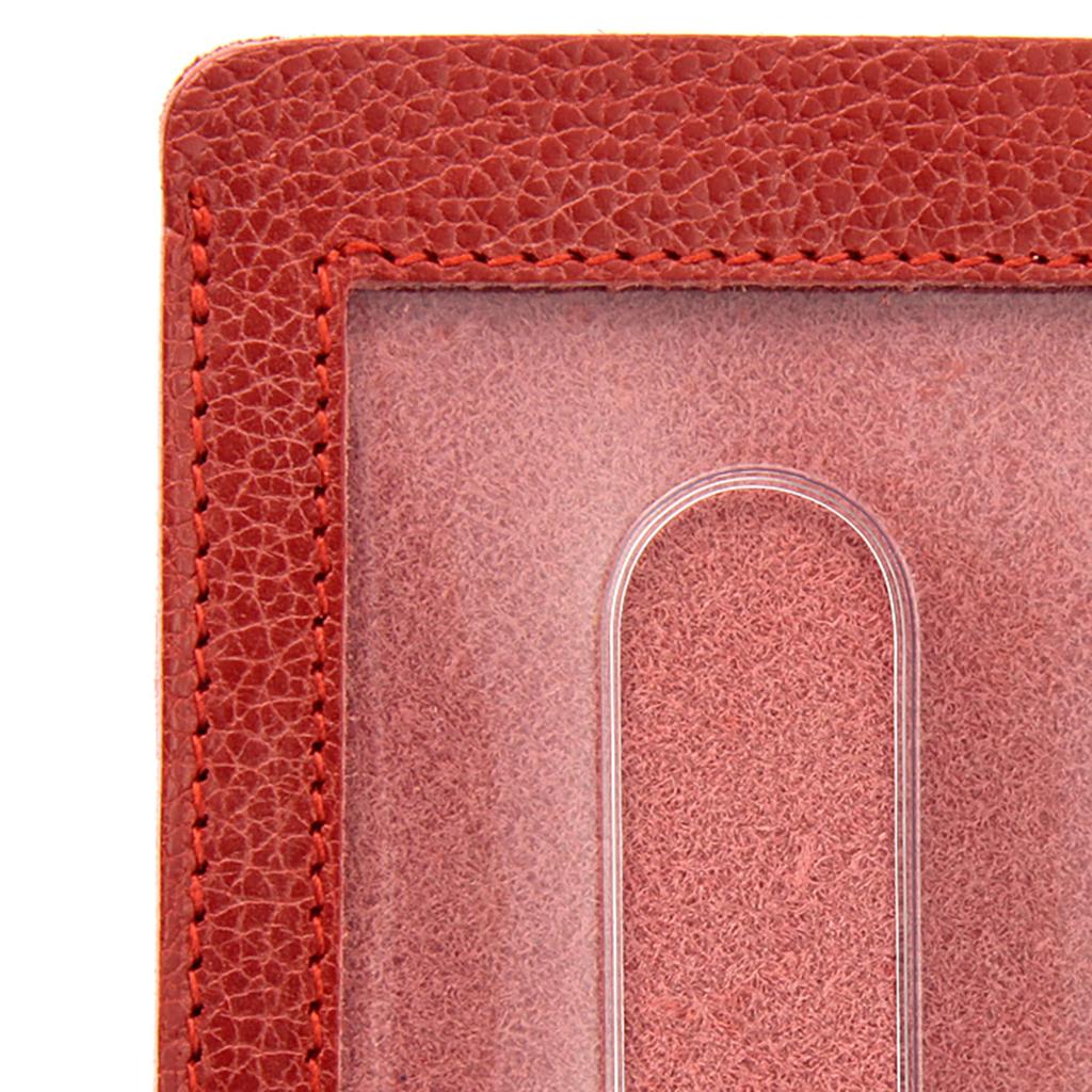 IL BISONTE Ausweishülle, Unisex, Rindsleder, Schwarz