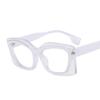 Women Colorful Square Frame Sunglasses Stylishable European and American Party Flat Mirror Polygonal Luxury Stylishy Sun Glasses