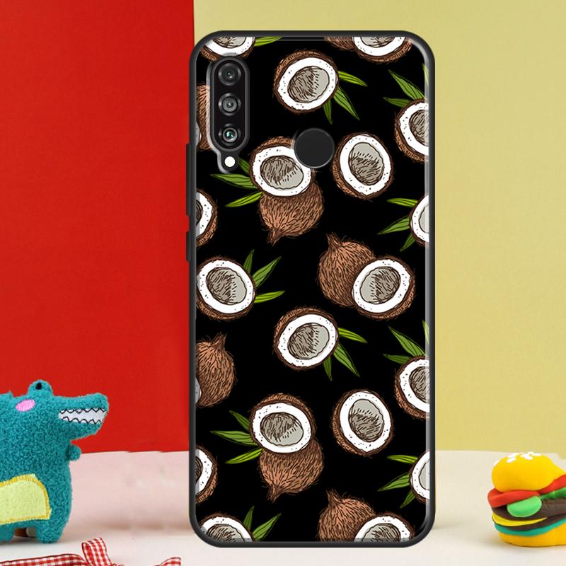 Summer Fruit Coconut For Huawei Nova 9 10 SE 12i 12s 11i 5T Y91 Y90 Y60 Y70 Y72 Y61 P60 Pro P20 P30 P40 Lite Case