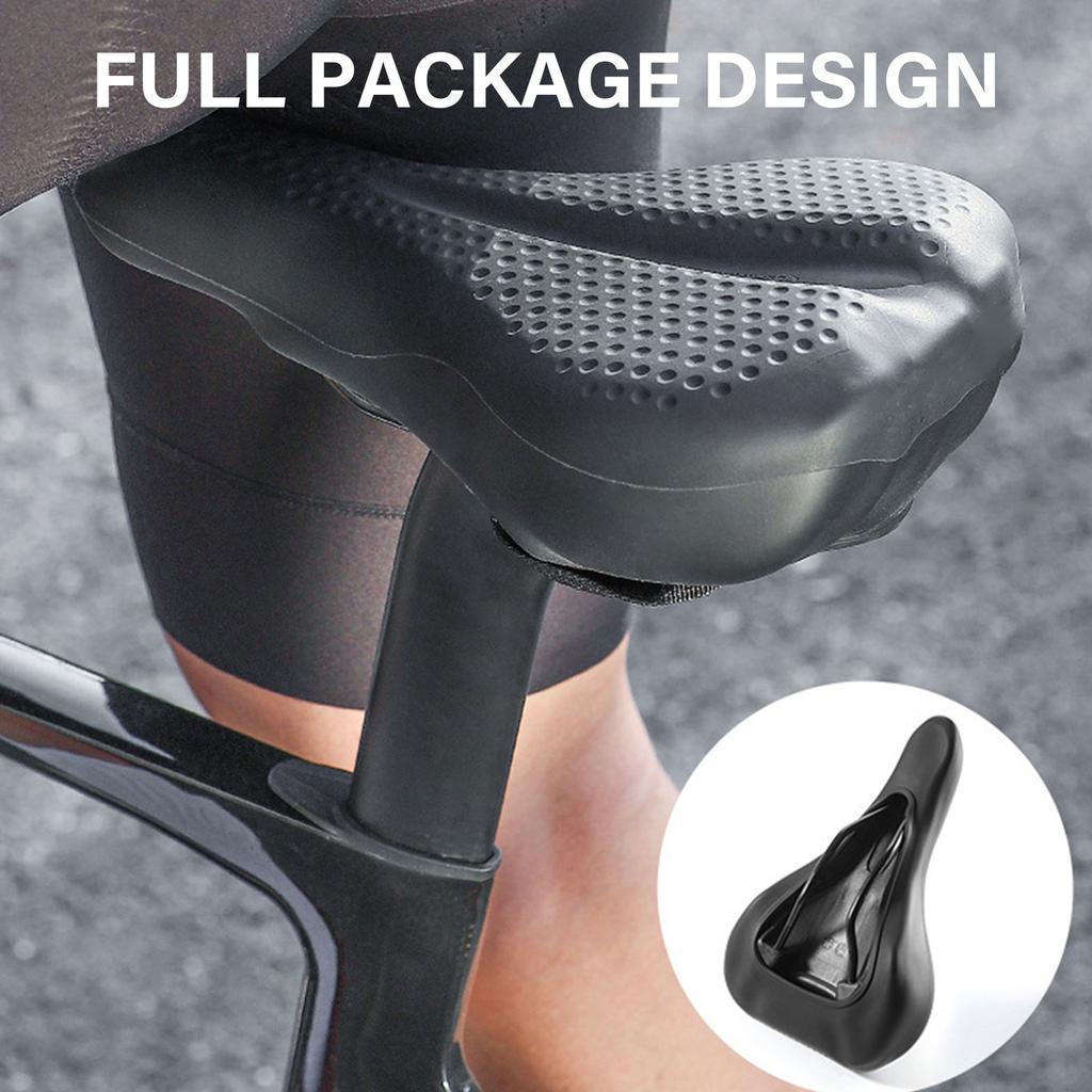 Bicycles Gels Saddles Cushions Universals Bike Saddles Cover Mountain Bike Seats Comfort Upgraded for Cyclists