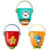 Cartoon Baby Bath Bucket Toy With Sprayer Sprinkler Bucket Bathtub Toy for Toddler Early Learning Fine Motor Development