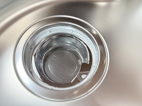 Antibakteriell silkorg för avlopp, 144 mm diameter, rostfritt stål, avloppskorg, fri från slem, grund typ, polerad silver, perforerad.