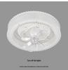 Modern Oscillating Ceiling Fan with Light for Bedroom, Study, Dining, or Children's Room