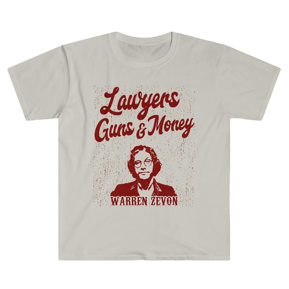 Warren Zevon Lawyers, Guns  Money T Shirt Full Size S-5XL TT1071 Unisex T-Shirt XXXL