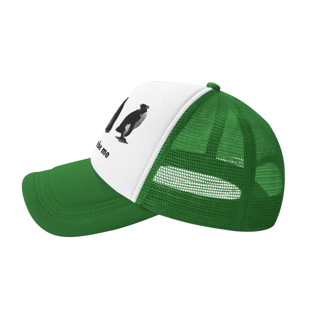 I Just Gotta Be Me Funny Penguin Snapback Hat For Men Women Summer Cooling Mesh Side Sun Hats Caps For Casual Headwear