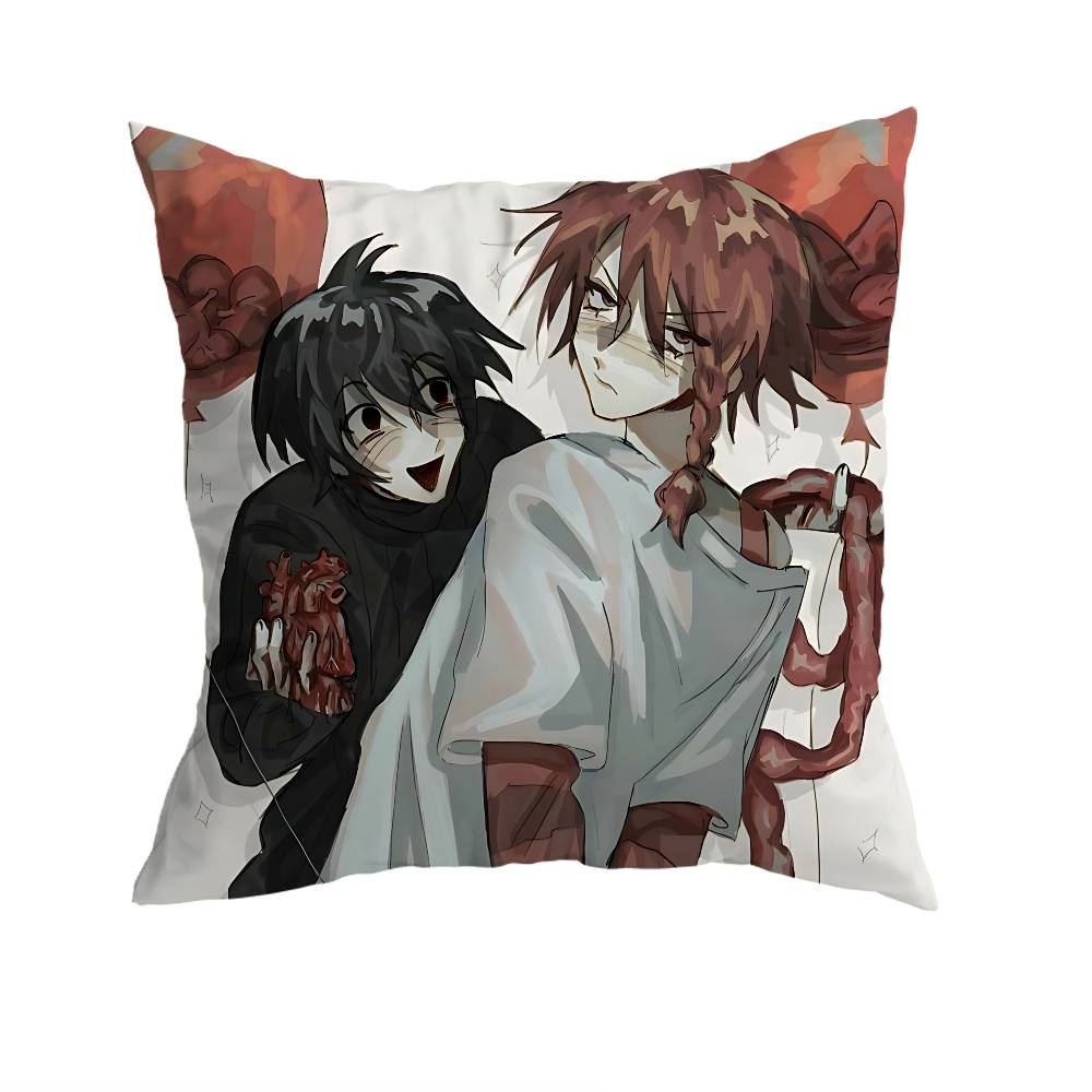 Game Zeno Remake Pillow Case Square DoubleSided Printing Short Plush Sofa Cushion Cover Bedroom Bedside Pillow