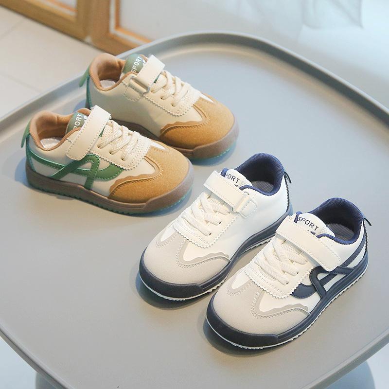 Children's Forrest Gump shoes 2025 spring and autumn boys' sports shoes casual board shoes girls' little white shoes soft-soled baby German train