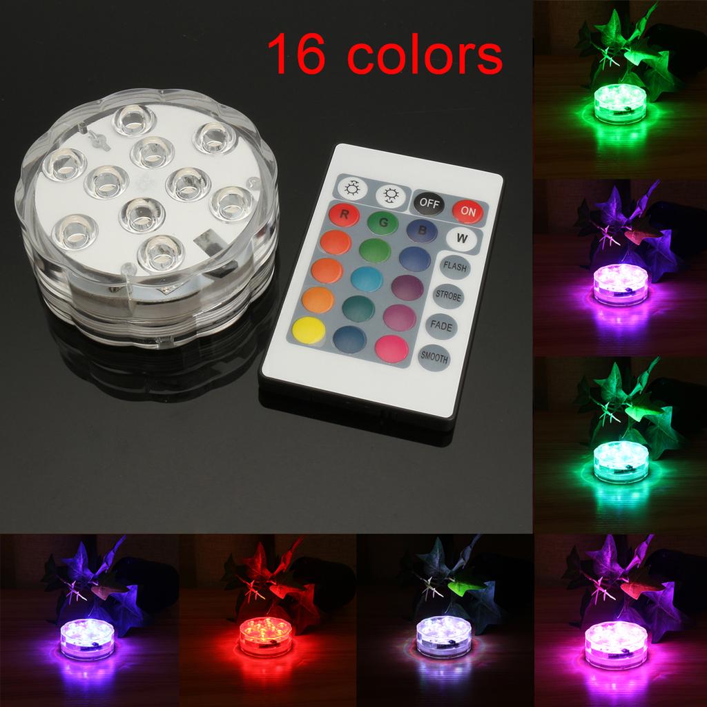 Swimming Pool Light RGB LED Bulb Remote Control Underwater Color Vase ...