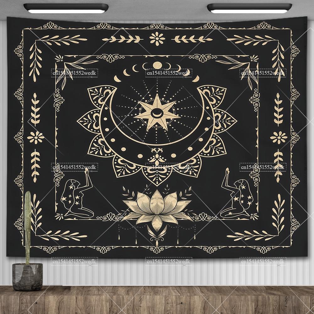 Snake Altar Cloth Wall Tapestry Astrology Tablecloth Divination Tapestries Aesthetic Room Decoration Tarot Astrology Tapestrys