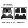 Tank 500-Z Car TPE Floor Mats and Door Sill Protection - Odorless, Eco-friendly Interior Modification Carpet