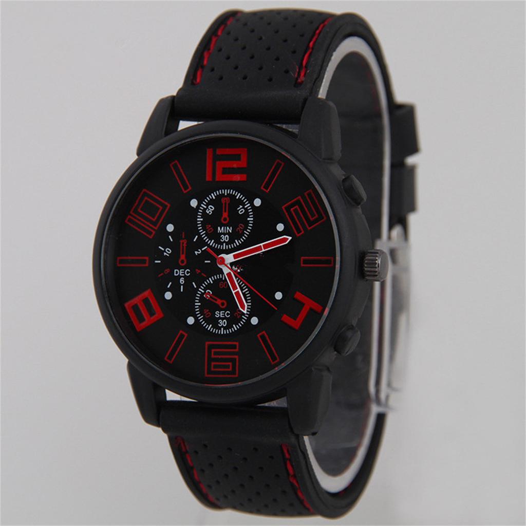 Herren Wasserdicht Leuchtend Lauf Wecker Uhr