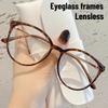 New Cute Metal Eyeglasses Frames Comfortable Lightweight Sturdy Durable Personalized Learning Glasses Without Lenses