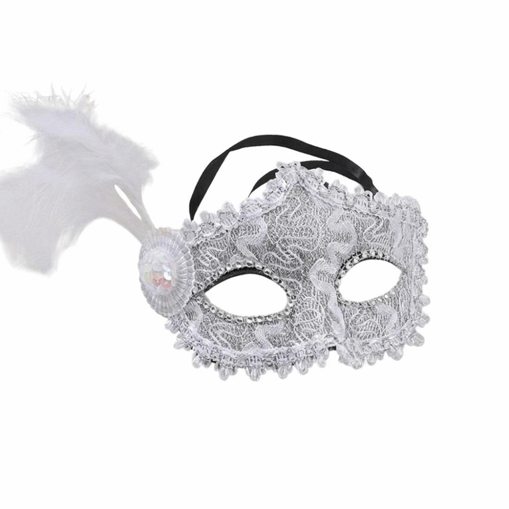 Lace Half-Face Mask Seductive Style Masquerade Ball Mask Halloween Festival Party Mask  Girl