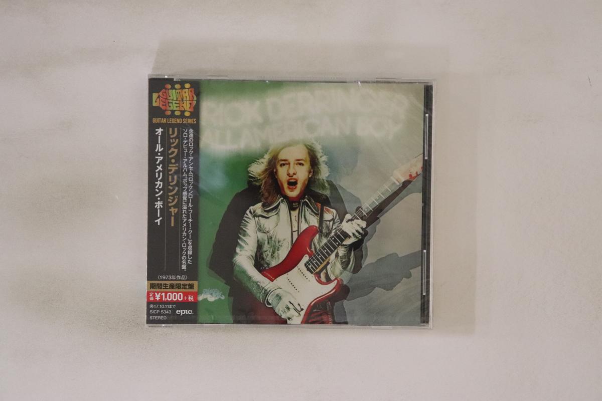 

CD RICK DERRINGER - All American Boy SICP5343 Epic 2017 Japan Obi Rock Used