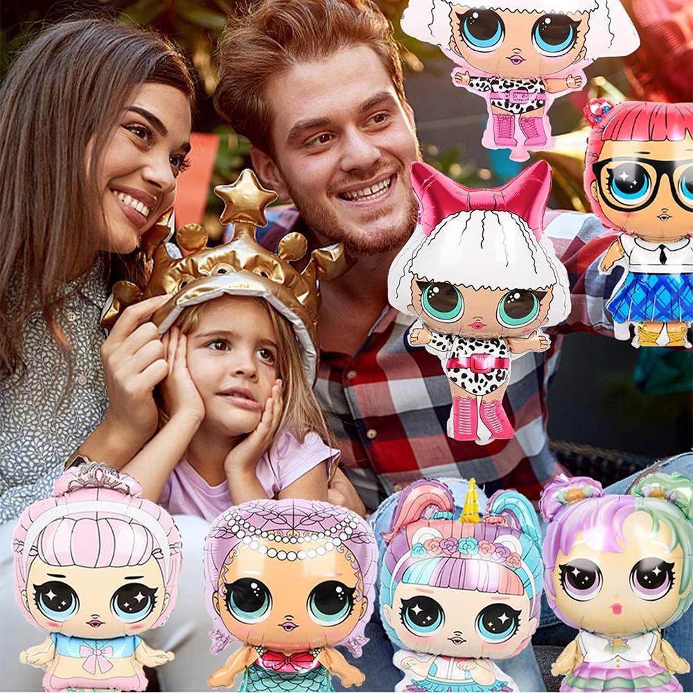 Μπαλόνι Φόιλ Κούκλα LOL Surprise Μπαλόνι Κούκλας για Παιδική Διακόσμηση Γενεθλίων
