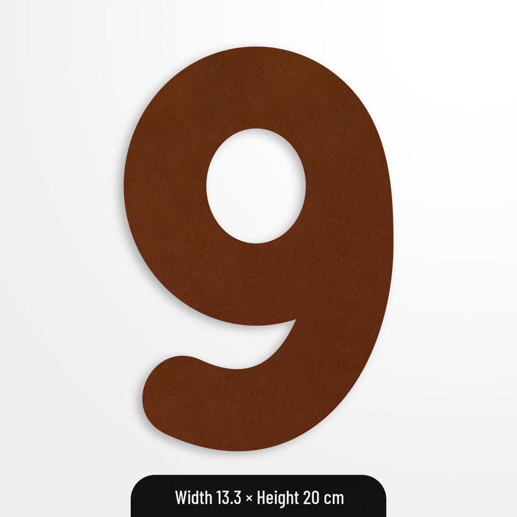 Coffee Forest Style Birthday Letters & Numbers Decoration for Kids' First Birthday Photoshoot