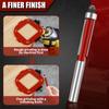2Pcs Trimming Machine Cutting Fillet Template R10 to R40 R-angle Arc Template Aluminum Alloy Router Corner RadiusTemplates