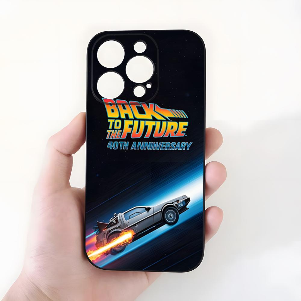 Hot Back To The Future Movie Phone Case For IPhone 17 Pro Max 15 Pro 16 14 Plus 12 13 Mini 11 Pro Shockproof Soft Cover