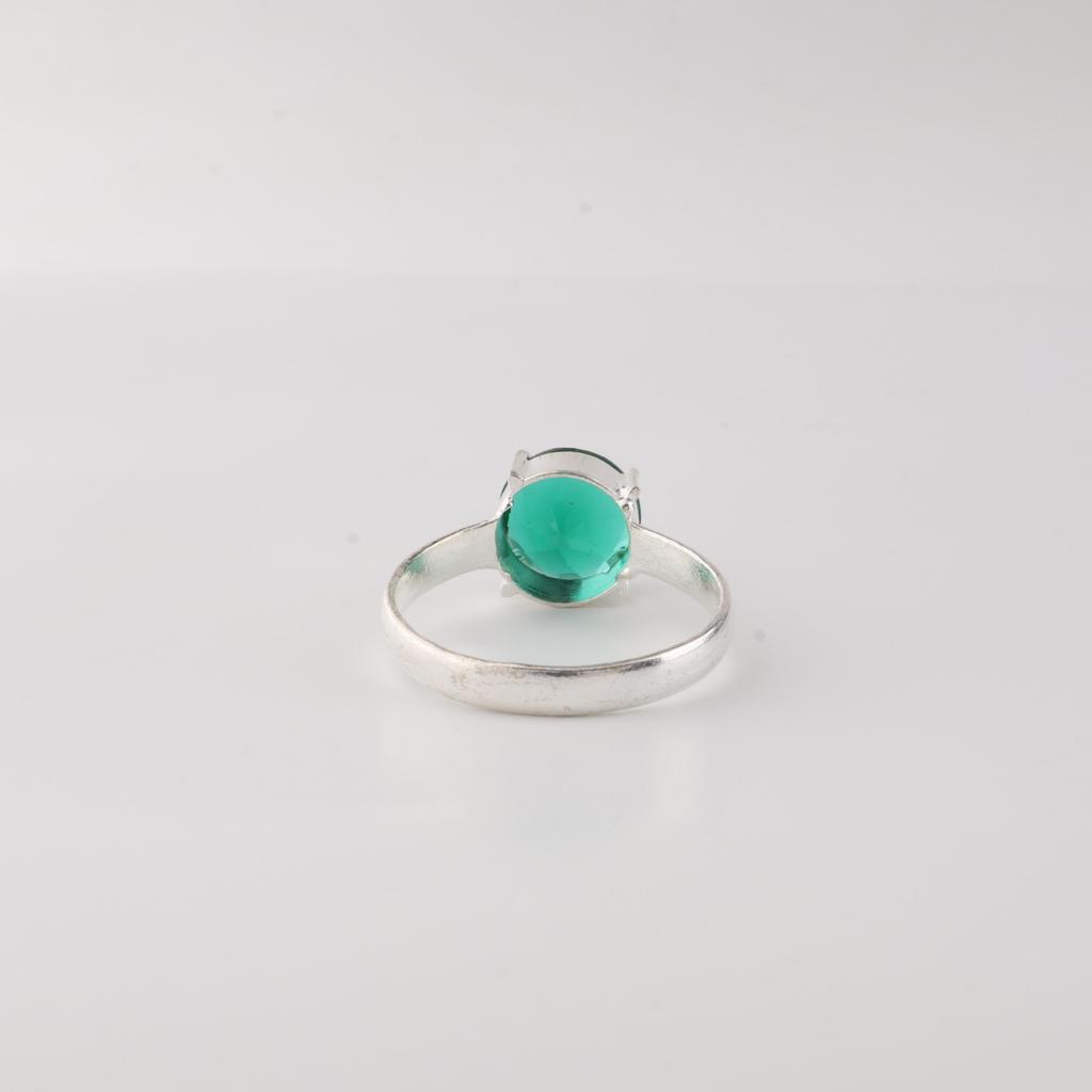 Chrome Diopside Gemstone 925 Sterling Silver Statement Ring For Wedding Gift RR-72-9