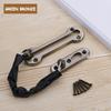 WV Anti-theft Stainless Steel Hotel Door Chain Latch Safety Guard Security Lock Security Limiter Tools Hardware for Home Door
