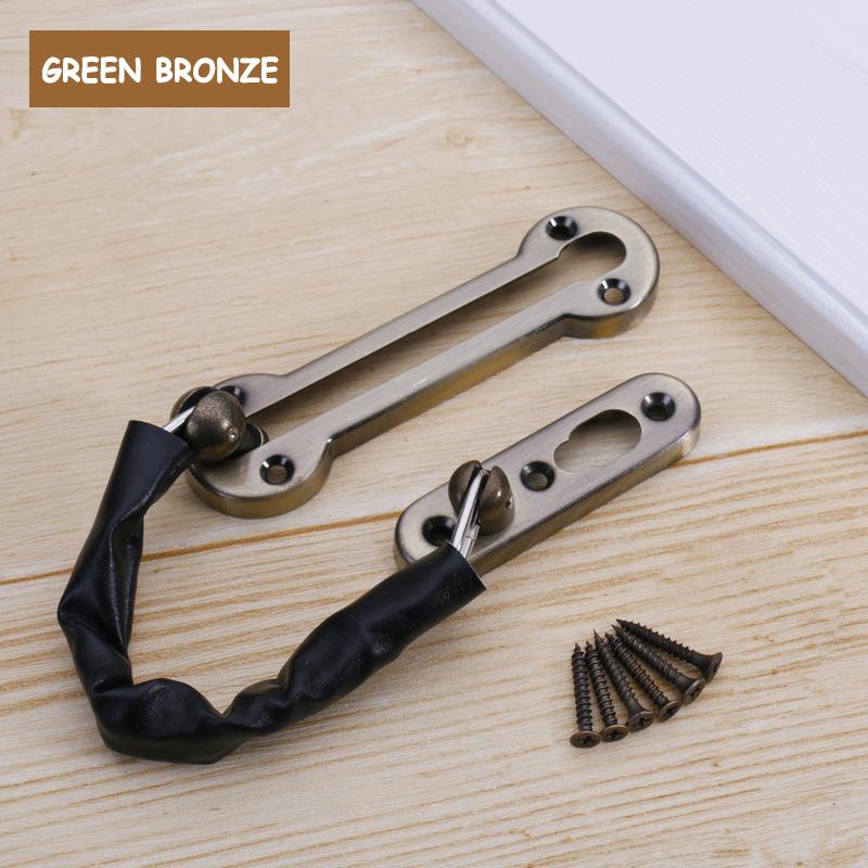 WV Anti-theft Stainless Steel Hotel Door Chain Latch Safety Guard Security Lock Security Limiter Tools Hardware for Home Door