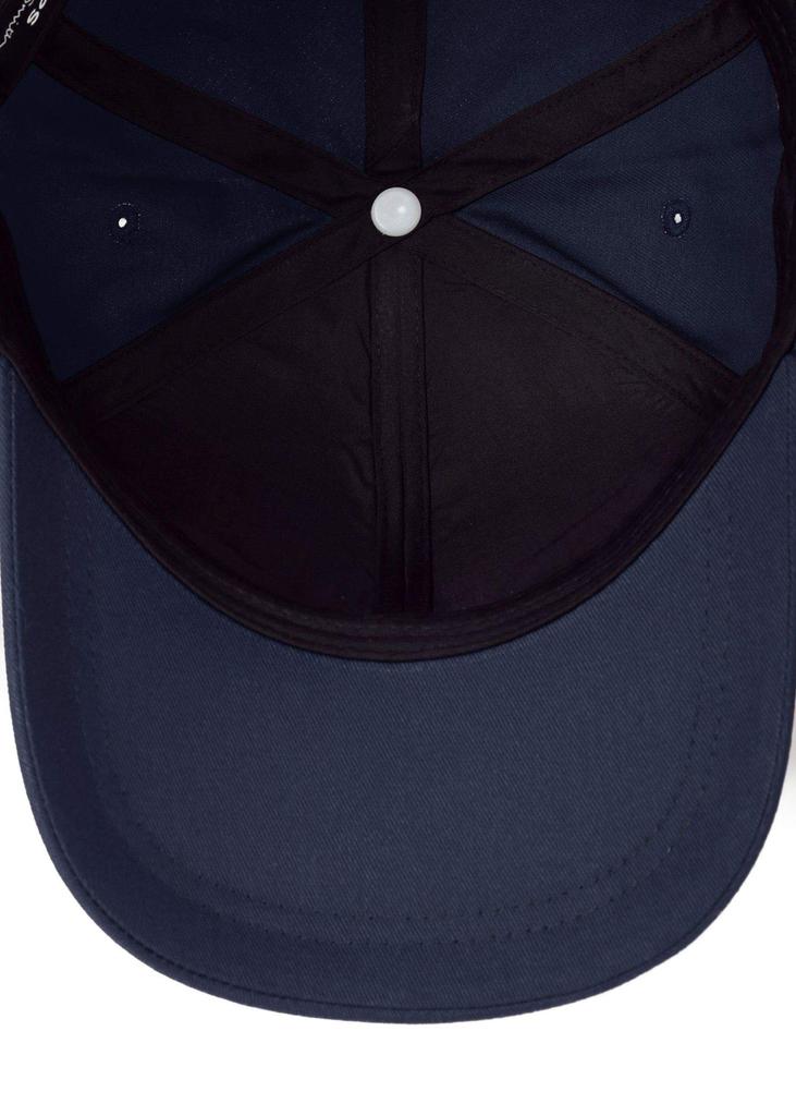 Paul Smith Sports Stripe Zebra Base Cap with One-Point Accent, Sports Stripe Zebra, with Shopping Bag, 100306 290306 987C (Navy)