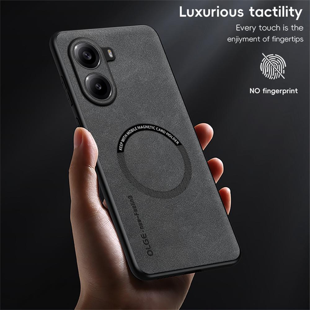 WANLONFENG YBP Series For Xiaomi Poco X7 Pro 5G Magnetic Case with Tempered Glass Film PU Leather+TPU Phone Cover Precise Cutouts