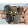 192Cts. Natural Botswana Agate Oval Cabochon Loose Gemstone 5 Pcs Lot A-663