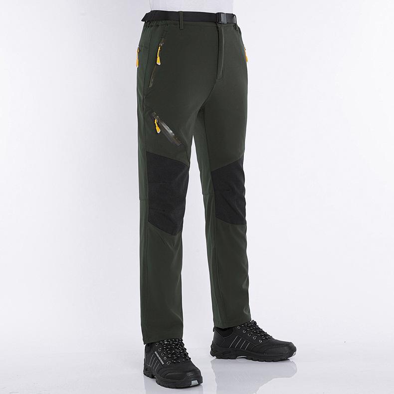 Men's Outdoor Shell Pants: Windproof & Waterproof, Single Layer, Ideal for Hiking & Mountaineering In Spring, Autumn, Winter.