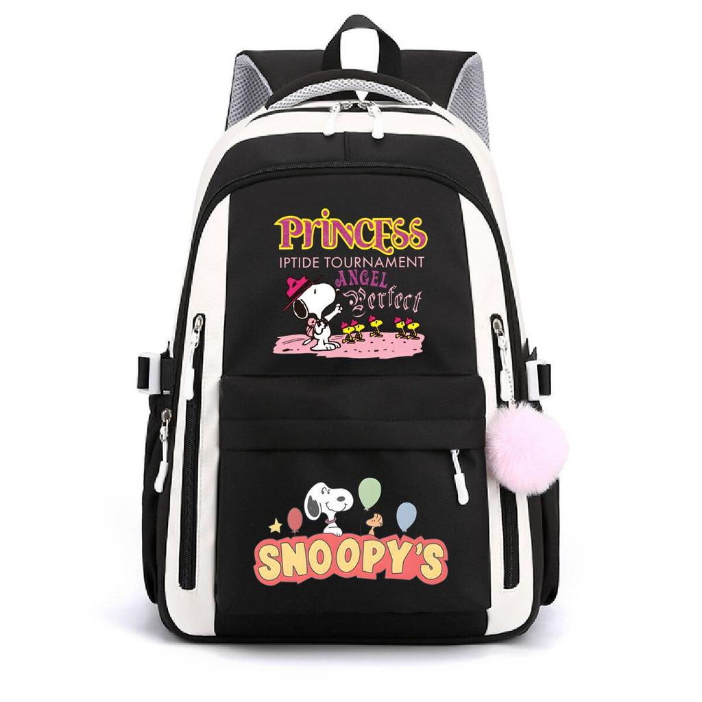 Large Capacity Schoolbag with Shoulder Strap; Student Three-piece Pencil Case Set