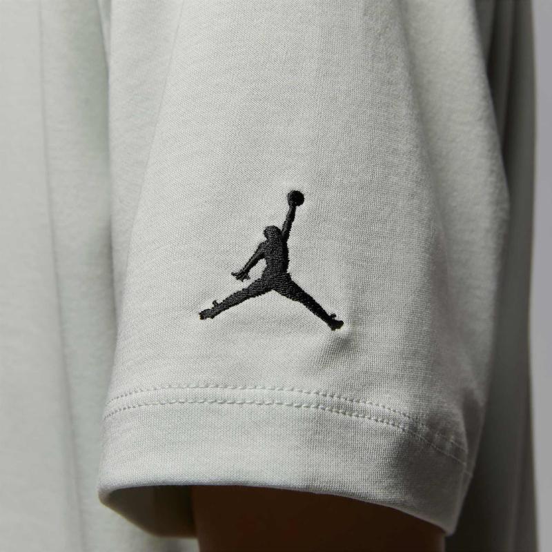 Jordan Logo Solid Color Quick-Dry Breathable Short Sleeve T-Shirt Men Tops IB2832-034