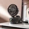 2'si 1 arada USB Fan Nemlendirici Ayarlanabilir 4 kademeli Rüzgar Hızı ve 2 kademeli Nem Seviyesi ile Taşınabilir Masaüstü Fan Ofisler için Uygundur