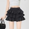 Summer High Waist and Thin Pure Desire Spice Girl A Word Tutu Skirt Anti-light Shorts Culottes