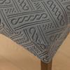 Non-Slip Elastic Chair Cover Removable Stool Cover Jacquard Dining Chair Slipcover  Kitchen