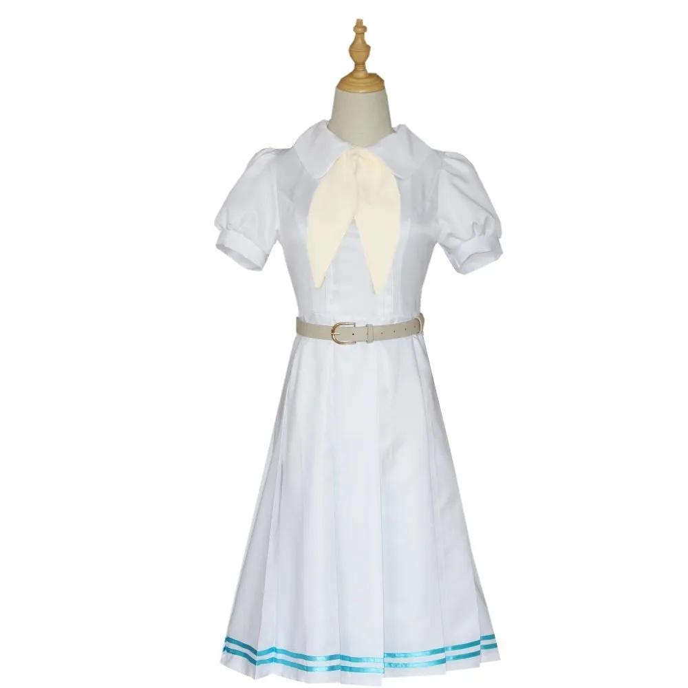 Anime Beastars White Rabbit Haru JK Uniform Dress White Dress Haru Cosplay Costume for Woman Girls Hallowmas Party Costume