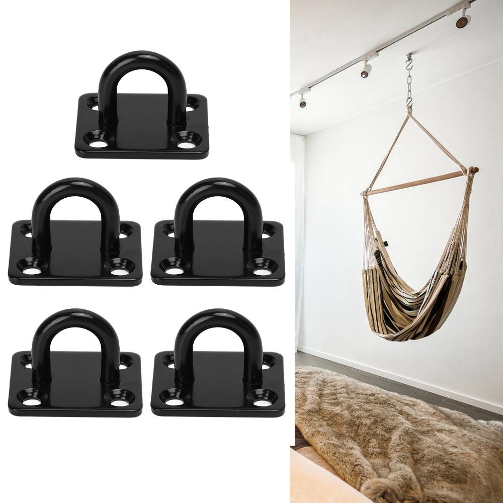 5 Pcs 5/6/8mm Ceiling Hook Thickened Door Hanging Buckle Durable Fixing Buckle  Wall Mount