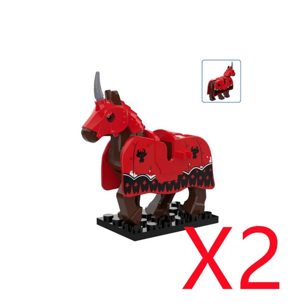 

3-8СМ Строительная игрушка Средневековая военная архитектура Строительные блоки Персонаж Рыцарь Боевой конь Щит Конь Веревка Седло Креативные аксессуары Подарок Игрушка